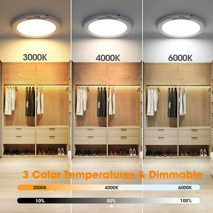 Illuminate Your Space with the Rechargeable Magnetic Wireless Motion Sensor Ceiling Light – Effortless Control and Versatile Design!