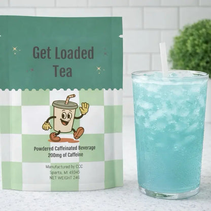 Revitalize Your Day with Loaded Tea – Energizing 32 oz Caffeinated Beverage Mix in a Convenient Single Serving Packet, Made in the USA!