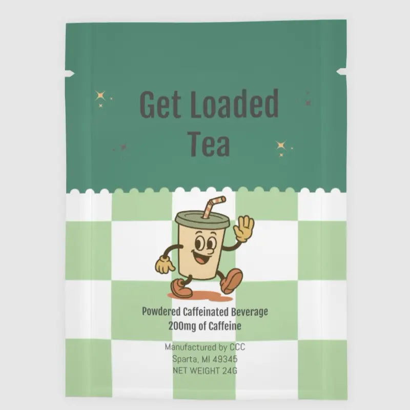 Revitalize Your Day with Loaded Tea – Energizing 32 oz Caffeinated Beverage Mix in a Convenient Single Serving Packet, Made in the USA!
