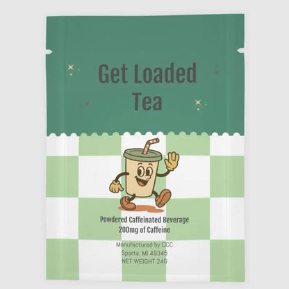 Revitalize Your Day with Loaded Tea – Energizing 32 oz Caffeinated Beverage Mix in a Convenient Single Serving Packet, Made in the USA!